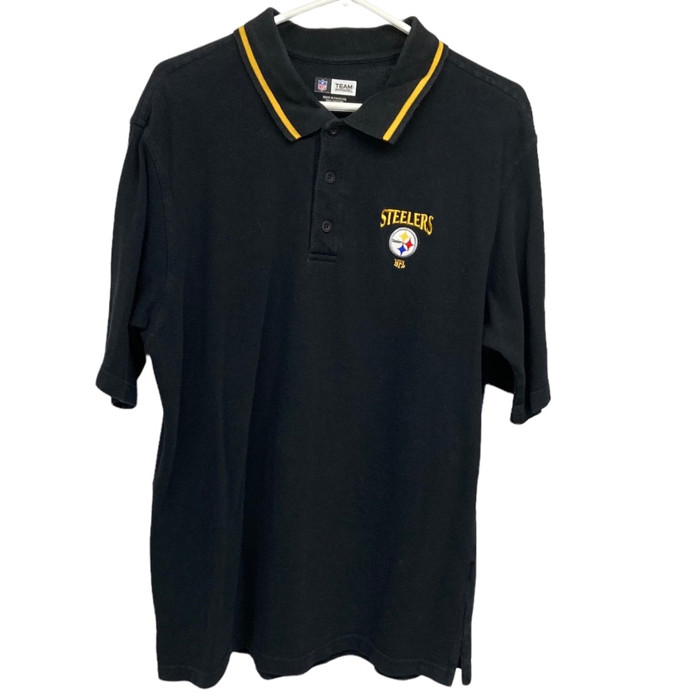 Steelers Polo shirt NFL Team Apparel L 100% Cotton. Moving make an offer